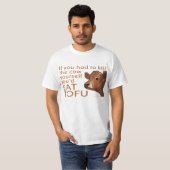 T-shirt Végétarien, Végétarien (Devant entier)