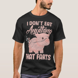 T-shirt Végétarien Végétarien Drôle Anti-Viande Basé Plant