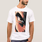 T-shirt Vegeta's Eye of Determination - Fierce Saiyan Clos (Devant)