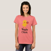 T-shirt Veggie Chick Ringer (Devant entier)