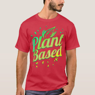 T-shirt Veggie Food à base plante Vegetarian Go Vegetarian