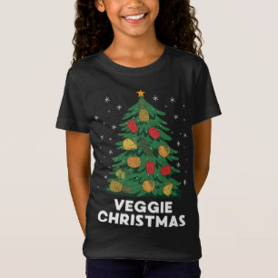 T-Shirt Veggie Noël Fruit Fruit Noël Arbre de Noël Xmas V