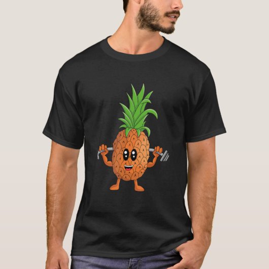 T-shirt Veggie Power Ananas Power Vegan Protein Vegan Vega (Devant)