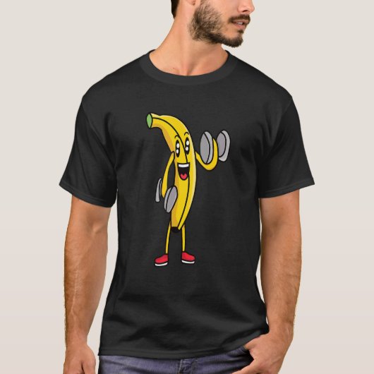 T-shirt Veggie Power Banana Power Vegan Protein Vegan (Devant)