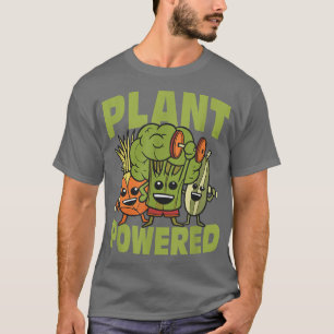 T-shirt Veggie Powered plante Drôle Veganisme