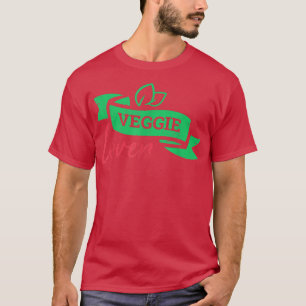 T-shirt Veggie végétale saine Veggie Lover Vegan
