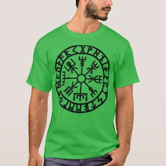 T-shirt Vegvisir Futhark Runes Navigateur Vikings Essentia