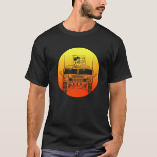T-shirt Véhicule de combat militaire rétro Humvee Hmmwv Hu
