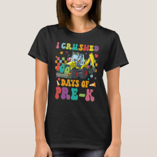 T-shirt Véhicule De Construction Garçon J'Ai Crusé 100 Jou