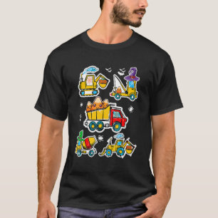 T-shirt Véhicule de construction Halloween Camion Candy Ci