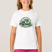 T-shirt Véhicule routier vert (Devant)
