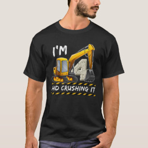 T-shirt Véhicules 4 Ans Construction Excavateur 4E Bir