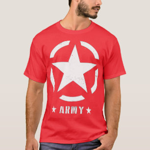 T-shirt Véhicules militaires américains blancs WorldII