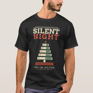 T-shirt Veille de Noël sans ventilateur Construire une drô