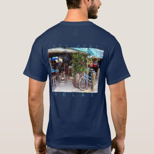 T-shirt Vélo bleu (Dos)