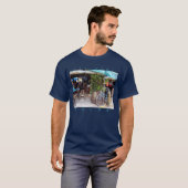 T-shirt Vélo bleu (Devant entier)