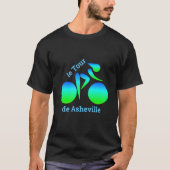 T-shirt vélo bleu vert dégradé (Devant)