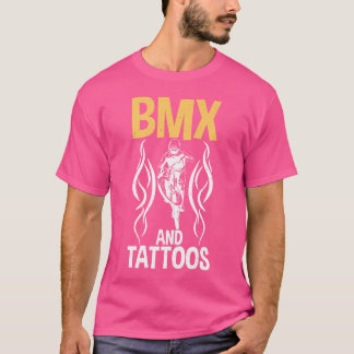 T-shirt Vélo Bmx Et Tatouages Bmx Rider