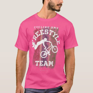 T-shirt Vélo BMX Freestyle Drapeau Gambie Cyclisme Cyclism