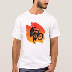 T-shirt Vélo Bmx Vélo Skatepark Vélo Roue Cyclistes