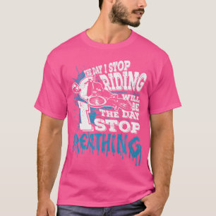 T-shirt Vélo Bmx Vélo Vélo Stunt Respiration Bmx