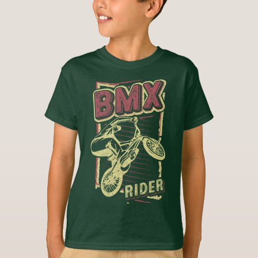 T-shirt Vélo Bmx vintage (Devant)