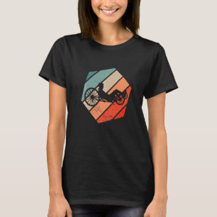 T-shirt Vélo couché rétro vintage vélo couché hex