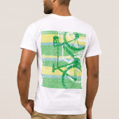 T-shirt Vélo-culture verte cool (Dos)