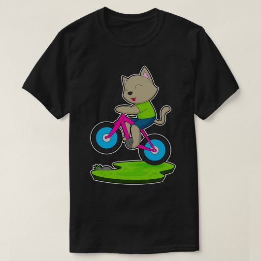 T-shirt Vélo de chat (Design devant)
