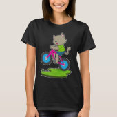 T-shirt Vélo de chat (Devant)