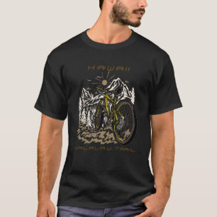 T-shirt Vélo de forêt Kalalau Trail Hawaii Randonnée Campi