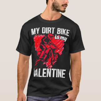 T-shirt Vélo de la Journée Valentines MX Racing OffRoad En