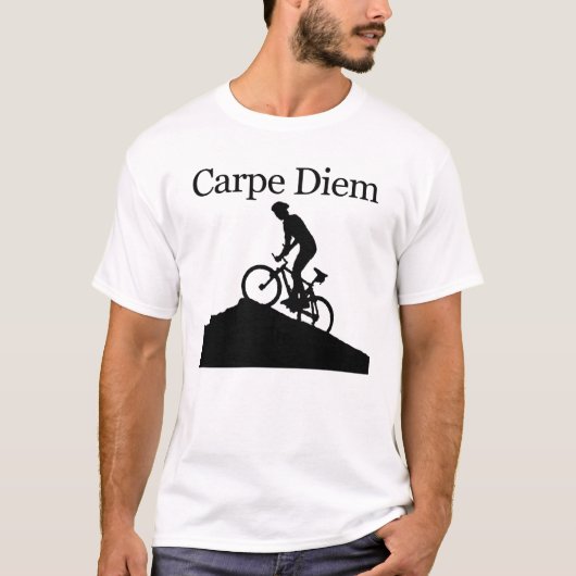 T-shirt Vélo de montagne de Carpe Diem (Devant)