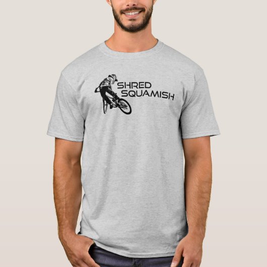 T-shirt Vélo de montagne Shred Squamish (Devant)