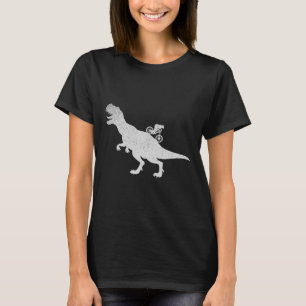 T-shirt Vélo de montagne VTT Cycliste T-rex Cyclisme
