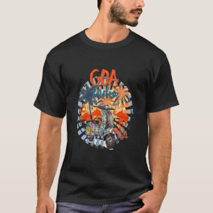 T-shirt Vélo de moto roue de conduite à long trajet Bla