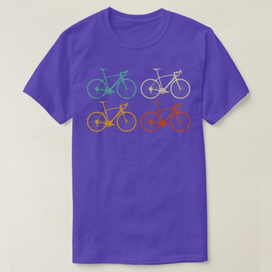 T-shirt Vélo de route à vélo (Design devant)