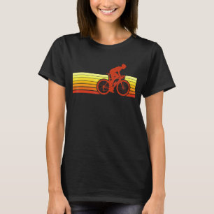 T-shirt Vélo de route vintage Graphisme Cycliste Sport Ro