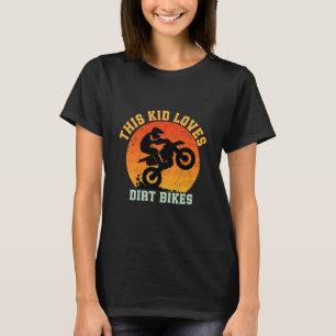 T-shirt Vélo de terre drôle pour enfants