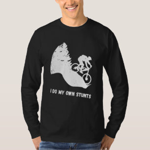 T-shirt Vélo descendant Je Fais Mes Propres Étapes Vélo T