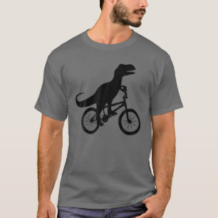 T-shirt Vélo Dinosaure Amateurs de Vélo-Dino mignons T
