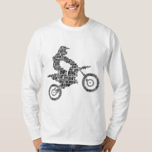 T-shirt Vélo Dirt Rider Motocross Enduro Dirt Vélo Boys