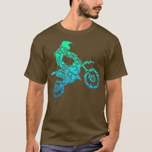 T-shirt Vélo Dirt Rider Motocross Enduro Dirt Vélo Cadeau