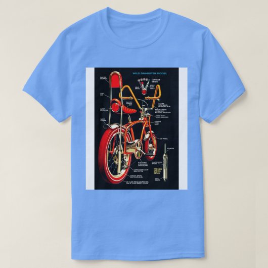 T-shirt Vélo Dragster Wild 1969 (Design devant)
