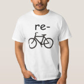 T-shirt Vélo drôle à recycler (Devant)