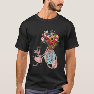 T-shirt Vélo drôle cyclisme floral vélo fleur vélo G