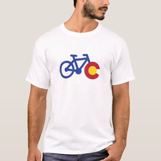 T-shirt Vélo du Colorado (Devant)