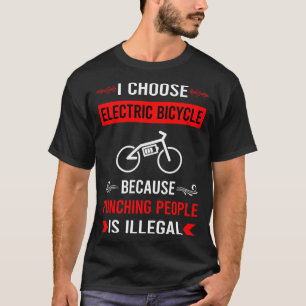 T-shirt Vélo Électrique Bicyclette Électrique Ebike