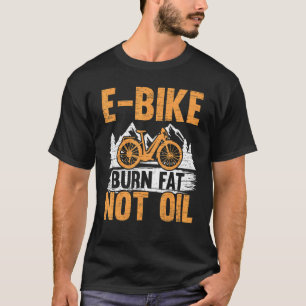 T-shirt Vélo Électrique Brûler Graisse Pas Huile Vélo Élec