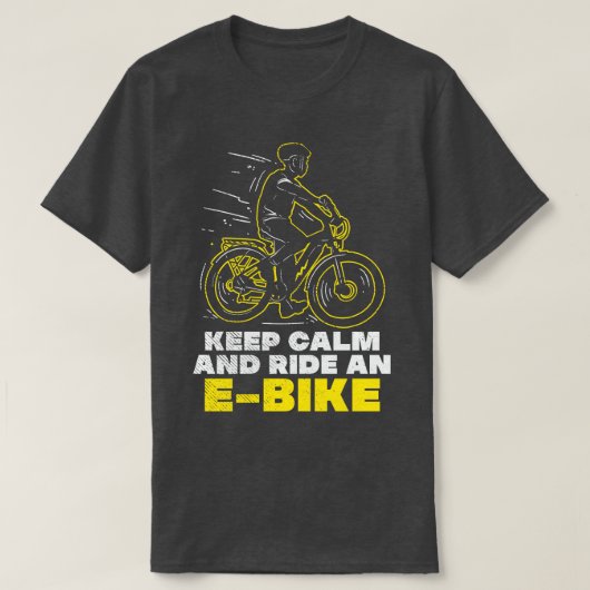 T-shirt vélo électrique e vélo (Design devant)